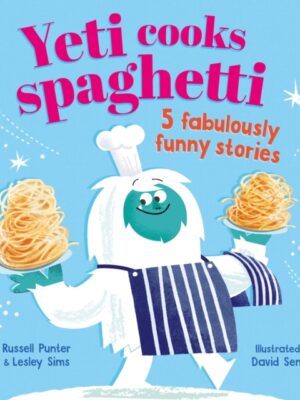 Yeti cooks spaghetti